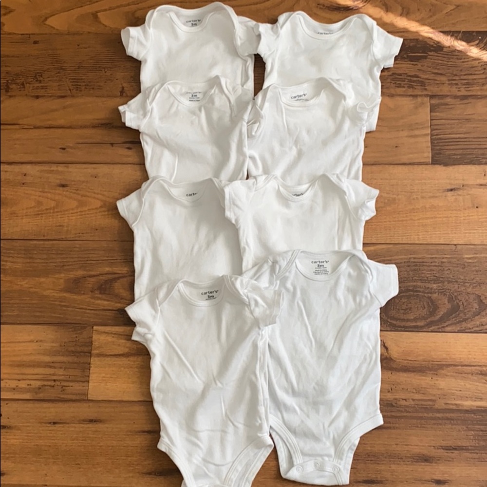 Carter’s White Onesies Bundle